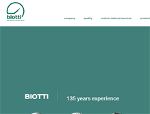 Tablet Screenshot of biotti.it